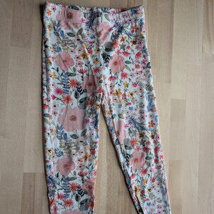 Little Sleepies Play Pants - 4T Mauve Meadow Legging